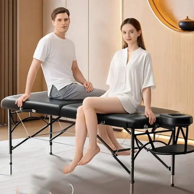 Portable Massage Bed Waterproof Foldable Marquesas Chiropractic Cosmetic Salon Pliable Lashista Electric Vibratir Facials Tools