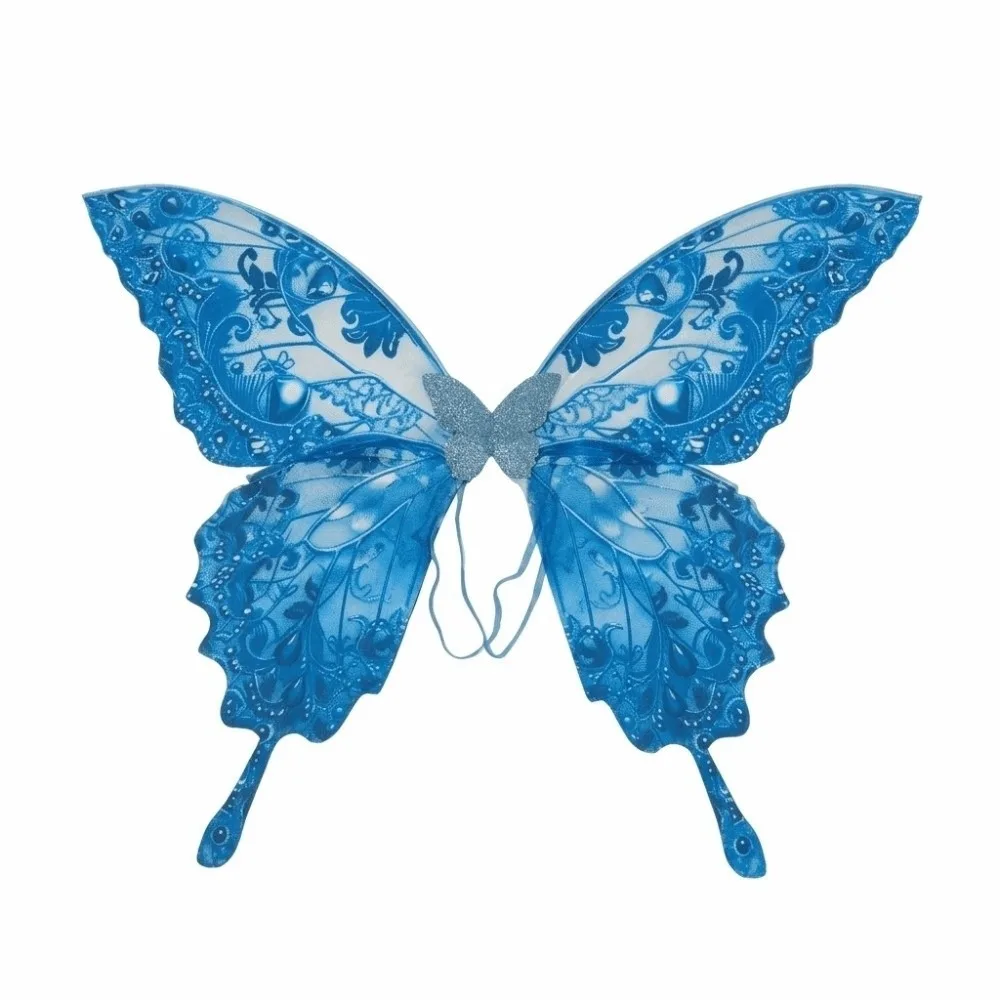 Creative Adults Kids Fairy Wings Lightweight Handmade Fairy Costume Wing Colorful Foldable Cosplay Party Wings Masquerade