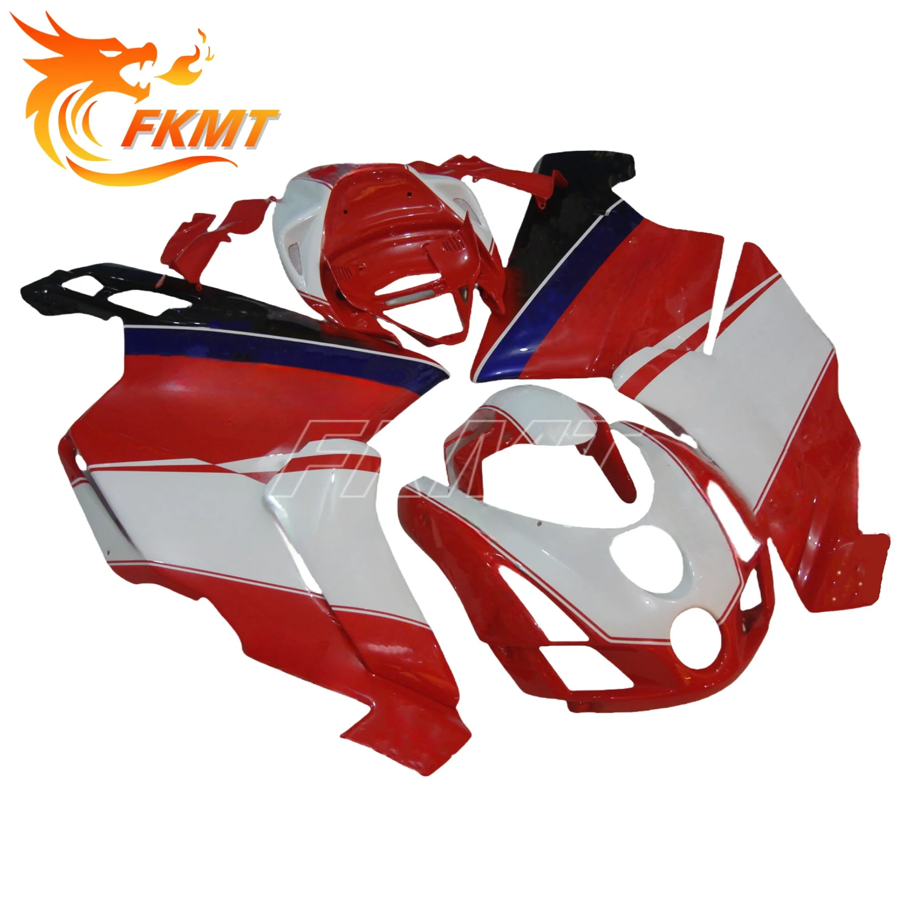 

High Quality Motorcycle Fairings Kit for DUCATI 749 999 2003 2004 03 04 Injection Red Blue Fairing Bodywork Set