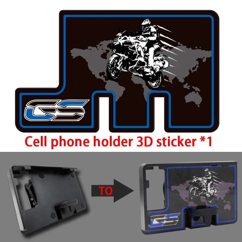 For BMW R1250gs r1200gs LC adventure motorcycle phone holder sticker USB phone navigation holder sticker decorative decal