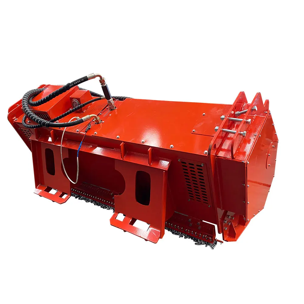 Alat Tambahan Skid Steer Excavator Kehutanan Skid Steer Loader Mulcher