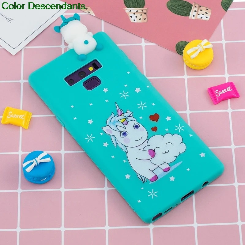 3D Case For Samsung Galaxy Note 9 N960F/DS SM-N960F Case Panda Unicorn Pineapple Phone Cases Coque For Samsung Note 9 Case Note9