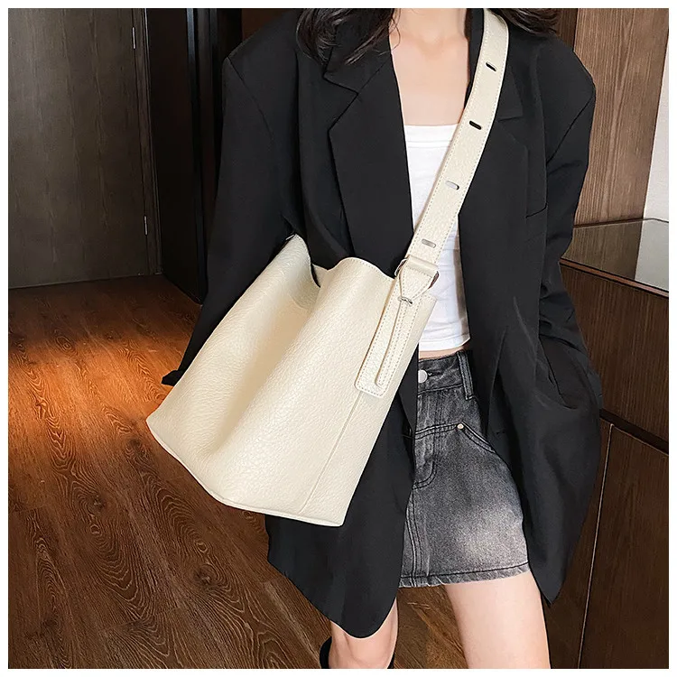 PU Leather Bucket Bags for Women shoulder messenger Bag Trend purse and Handbags Travel Lady Designer Brand Female Hand Bag bols