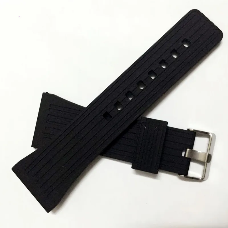 Watchband 30mm Silicone Rubber Watch Strap Bands Waterproof Watchband Belt Accessories + Tool