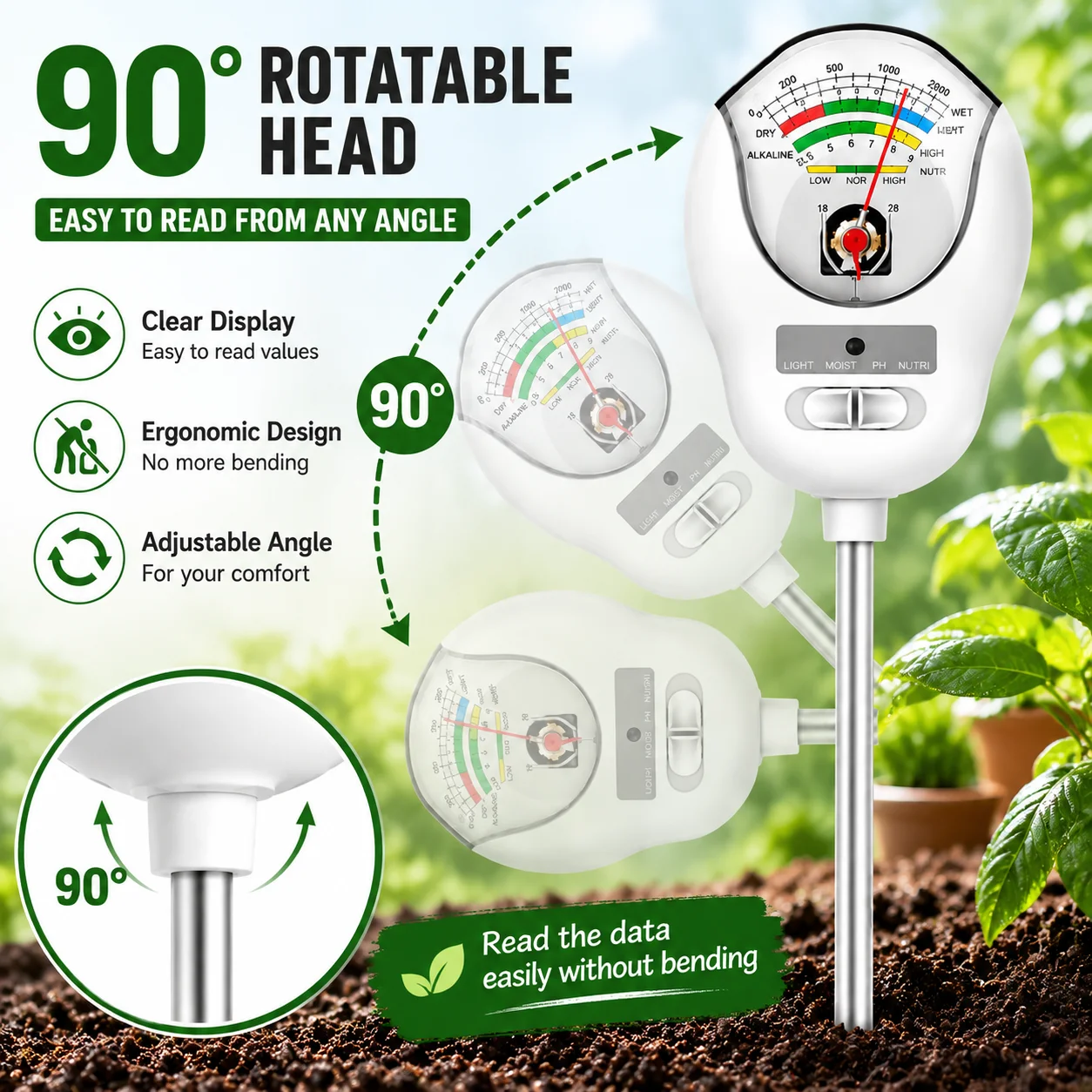 Многофункциональный измеритель – обзор и цена Gardening Tools Required