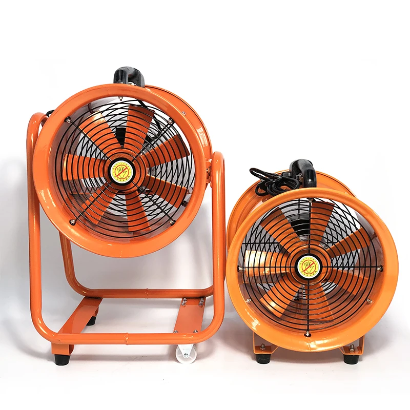 VENTILADOR DE TRABAJO DE espacio limitado, ventilador axial portátil móvil de 220v, ventilador industrial de alta velocidad y alta potencia