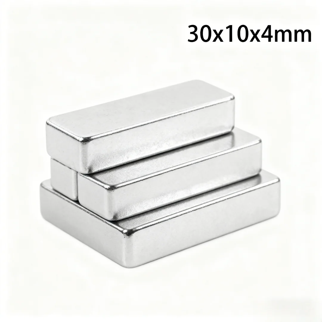 30x10x4mm Sheet Powerful Magnets 30x10x4 Strong Block Magnets For Fridge DIY Building Scientific Craft Education 30*10*4