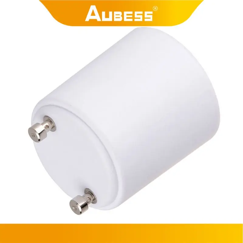 Portalámparas LED a E27, adaptador de portalámparas de bombilla de luz blanca, adaptador ignífugo GU24 a E27, Bases de bombillas, Hardware para el hogar