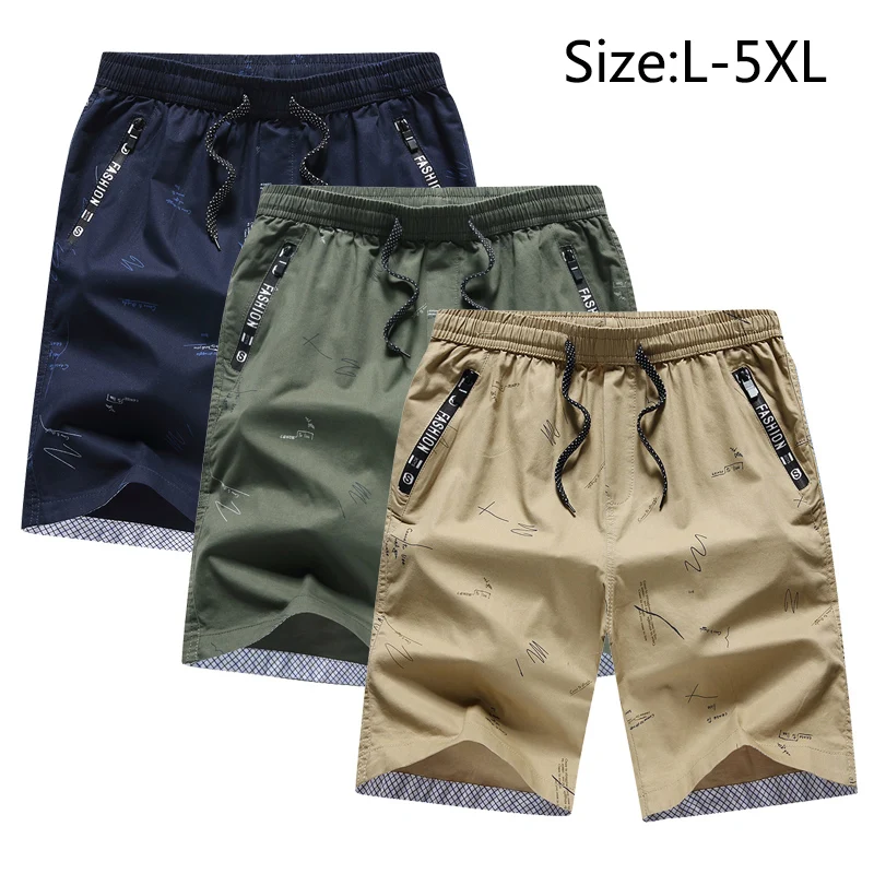 Wholesale New Loose Fashion Shorts Pure 100% Cotton Casual 3 color Selection Clothing Beach Shorts Men