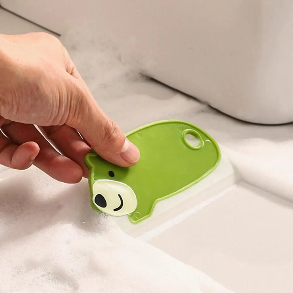 Wiper Blade Shower Room Squeegee Water Wiper Soft Scraping Strip Cartoon Design Easy Clean Glass Mirror Squeegee Bathroom Window