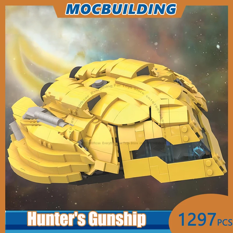 

Prime 2 Samus Aran's Hunter's Gunship Модель MOC Строительные блоки DIY Сборка кирпичей Коллекция Креативные рождественские игрушки Подарки 1297 шт.
