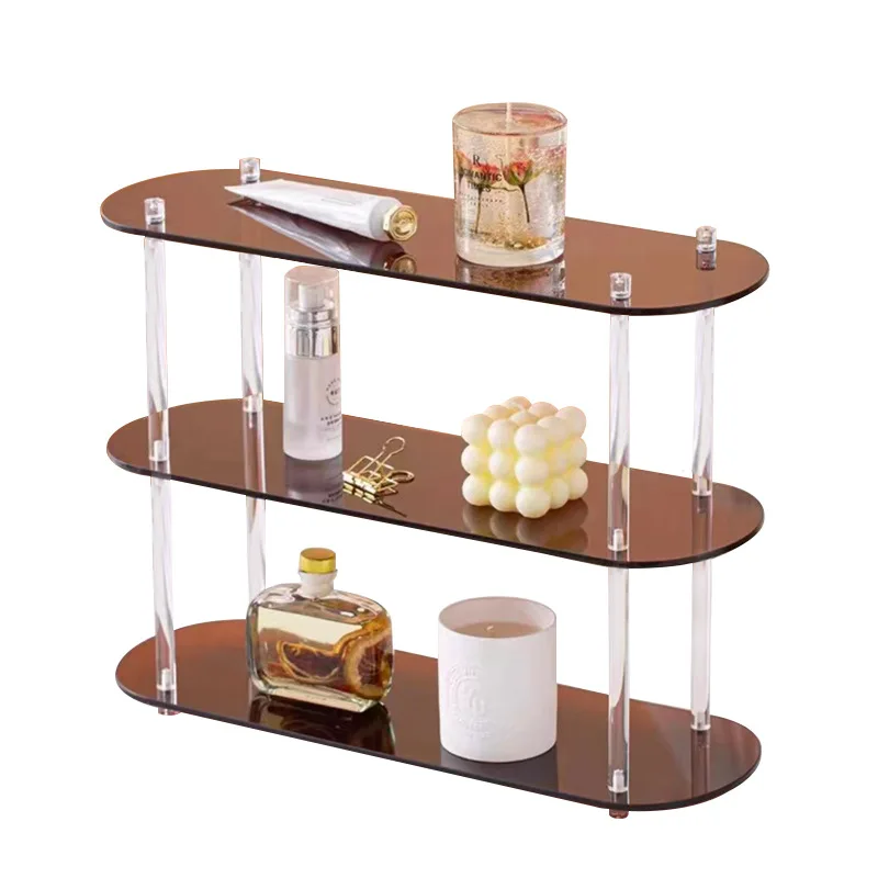 

Customized three-layer rack ins wind home ornament desktop cup storage rack rack