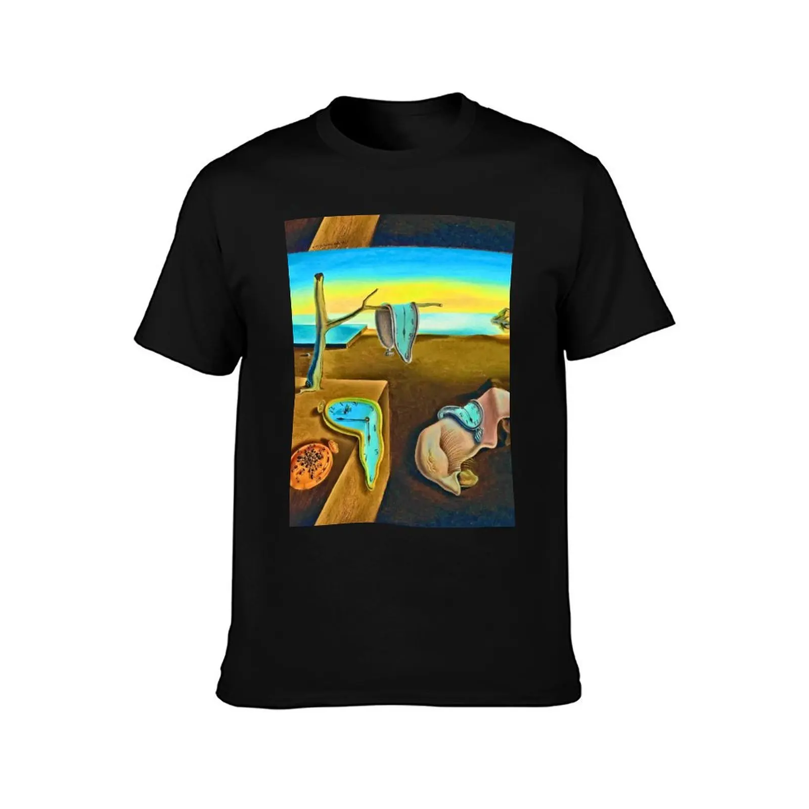 The Persistence of Memory by Salvador Dalí (vibrant) T-Shirt Quick Dry Fishing T-Shirt