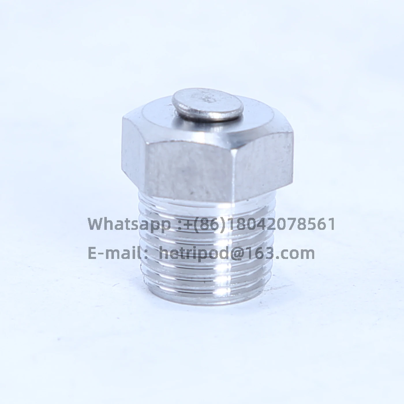 Stainless steel spring poppet valve grease pressure relief valve bleed valve Pressure relief nozzle vent screw 1/8 1/4