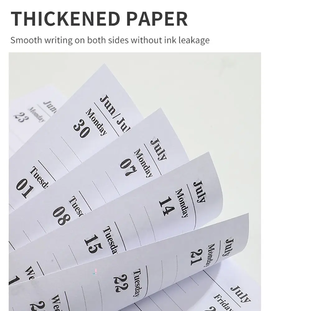 2025 Mini A7 Agenda Book Mini Portable Diary Weekly Planner Notebooks To Do List English Notepad with Calendar School Props