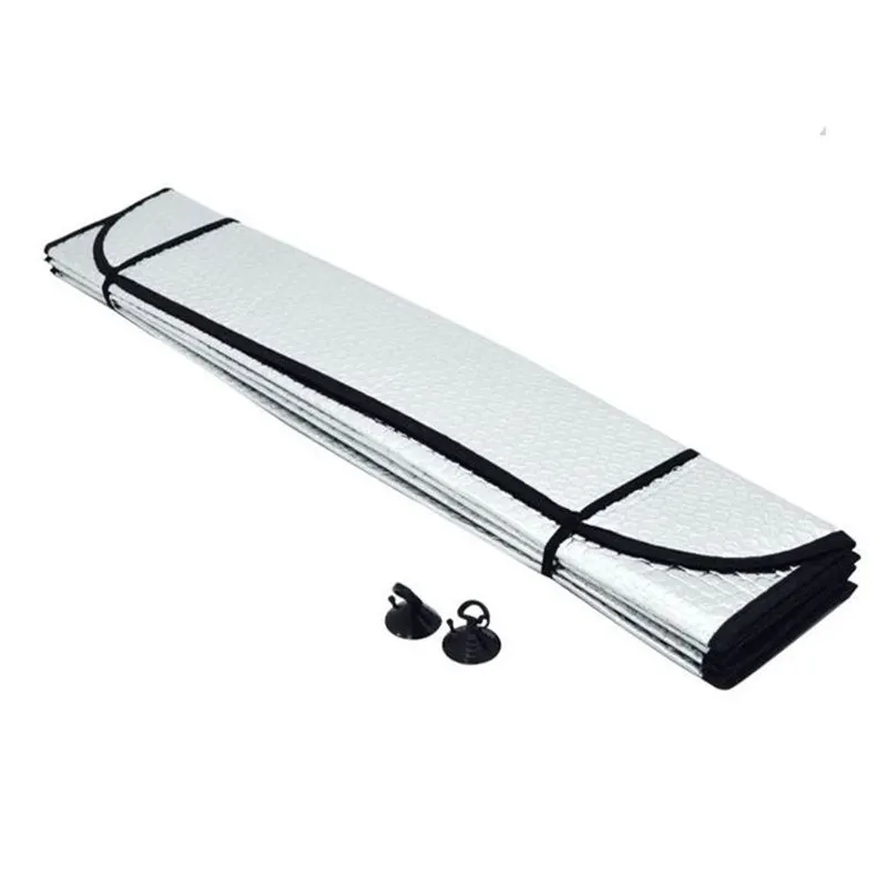 130*60CM Car Sun Shade UV Visiere Protection Curtain Sunshade Film Windshield Visor Front Windshield Sunshade Cover Picnic Mat