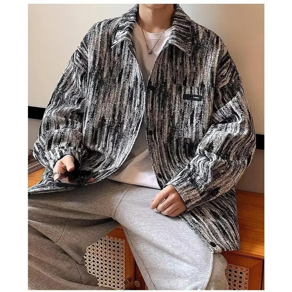 

Cotton Dyed Jeans Jaet Men's Spring Autumn Loose Casual American High Street Sle Teenage Boy's Jaet