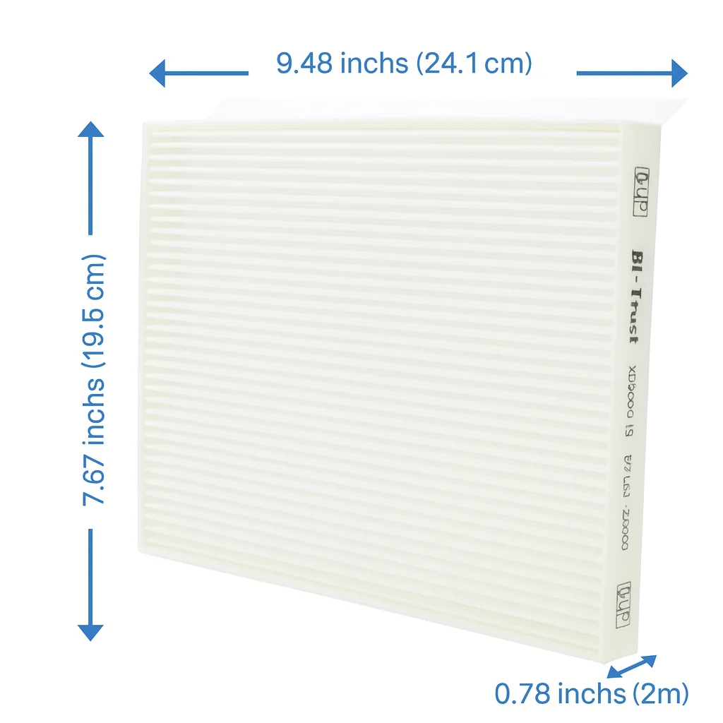 Cabin Air Filter for Hyundai Accent Elantra i20 i30 Bayon Solaris for Kia Ceed Carens Seltos for Toyota Previa 97133-2H000