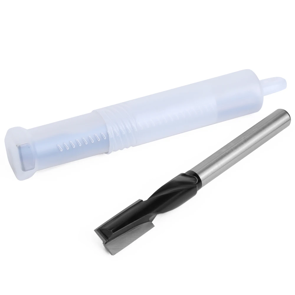Imagem -05 - Haste Alongada Limpeza Inferior Router Bit Diâmetro Espiral 17 mm 18 mm Máquina de Gravura Madeira Fresa 12 mm 127 Milímetros
