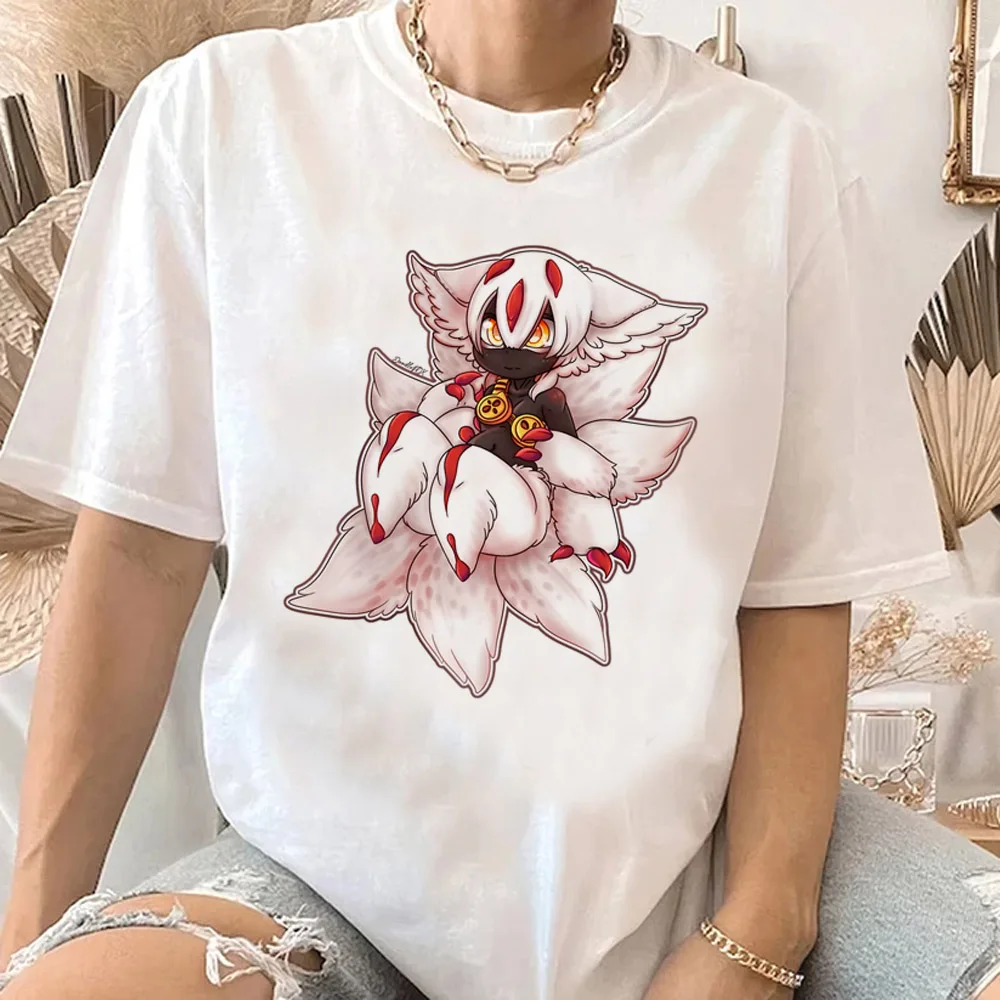Made in Abyss T-Shirt Men Women Summer Cute Japanese Animal T Shirt Short Sleeve Graphic T Shirts Streetwear Women's Clothing