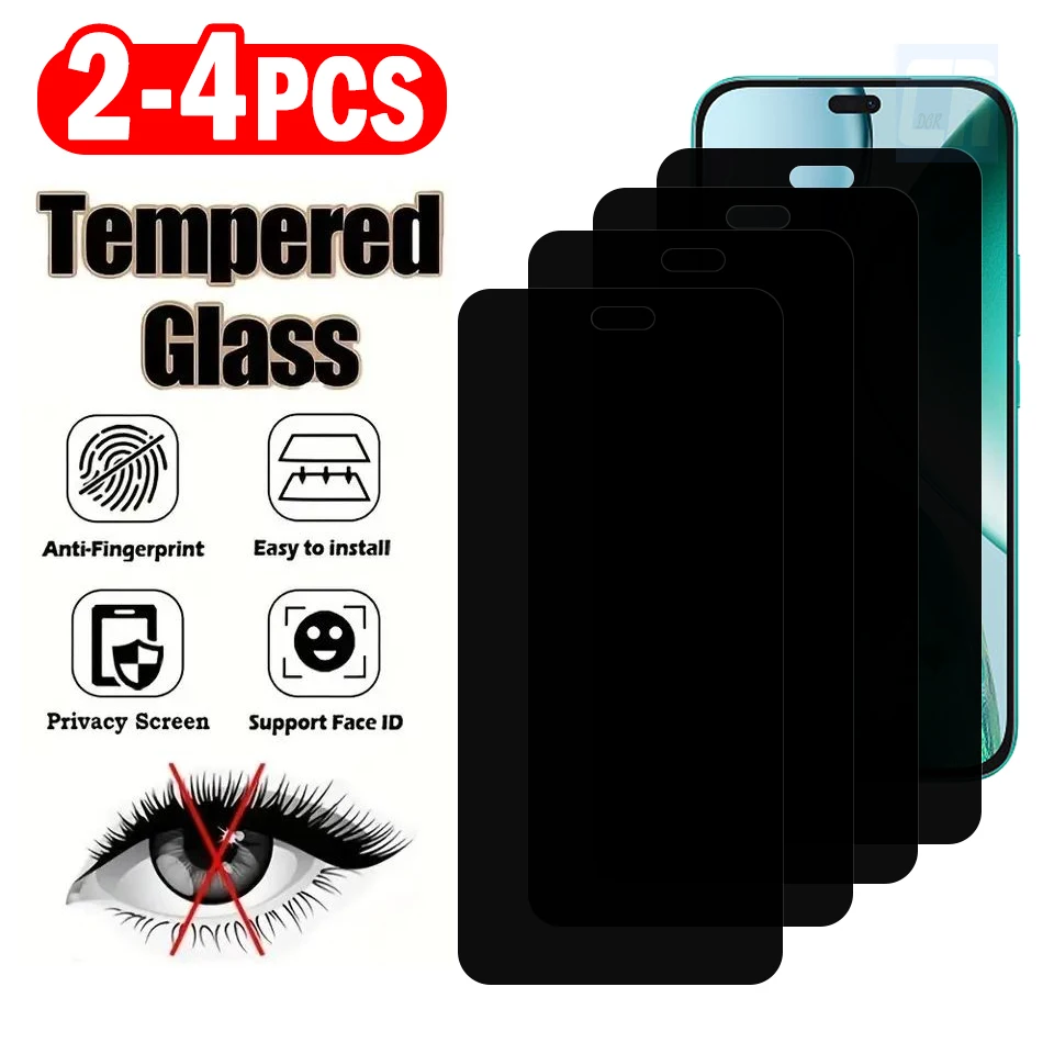 

2-4 шт. закаленное стекло для Honor X8c X7c X6c X8b X7b X6b X5b Plus антишпионские защитные пленки для экрана Magic4 Lite