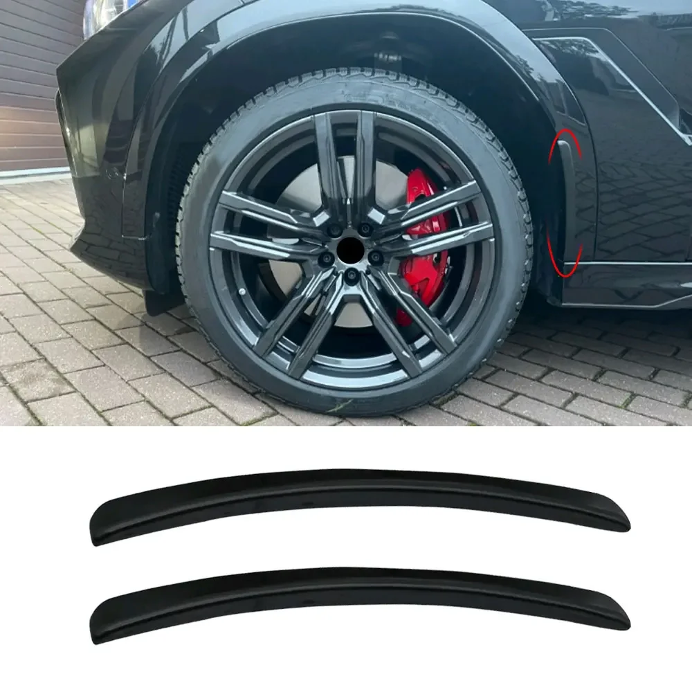 Soft Car Fender Universal Horn Arch Wing Extender Arch Brow Car Wheel Lip Body Kit Protective Cover Fender Car Accessories