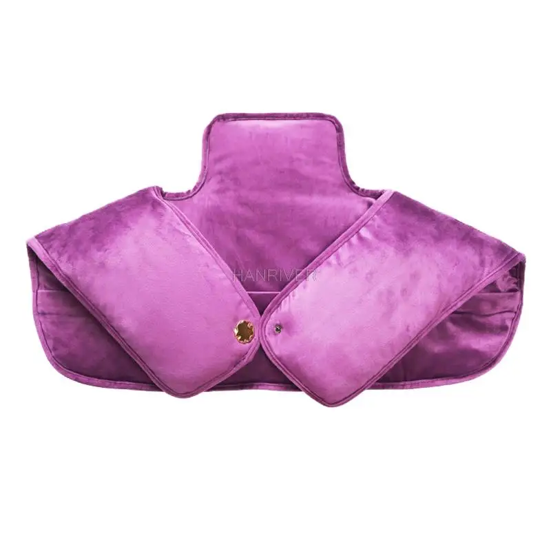 

Heated therapy shoulder and neck wrap with dual temperature control