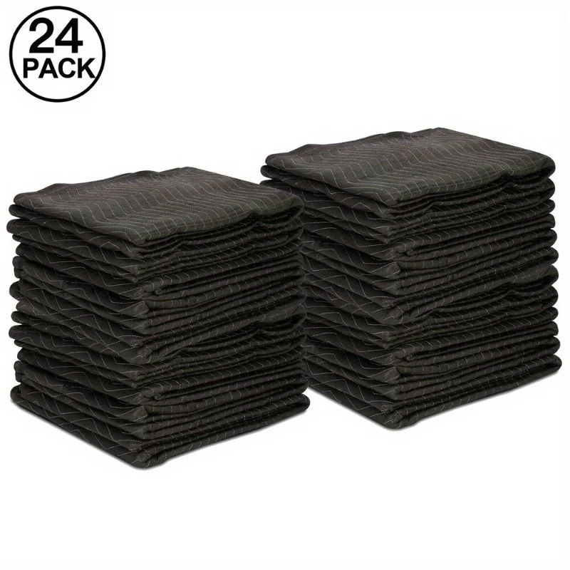 24 Pack Heavy Duty Moving Blankets 80