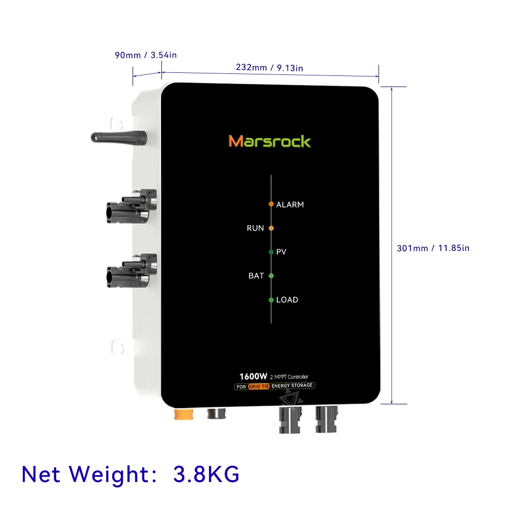 High Quality 1600Watt Double MPPT AC Intelligent EMS Controller Grid Tie Energy Storage System Internally Controller