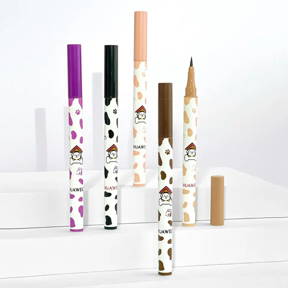 Dog Print Liquid Eye Liner Pencil Animal Paw Waterproof Ultra-slim Eyeliner Gel Pen Long-lasting Quick-drying Makeup Tools