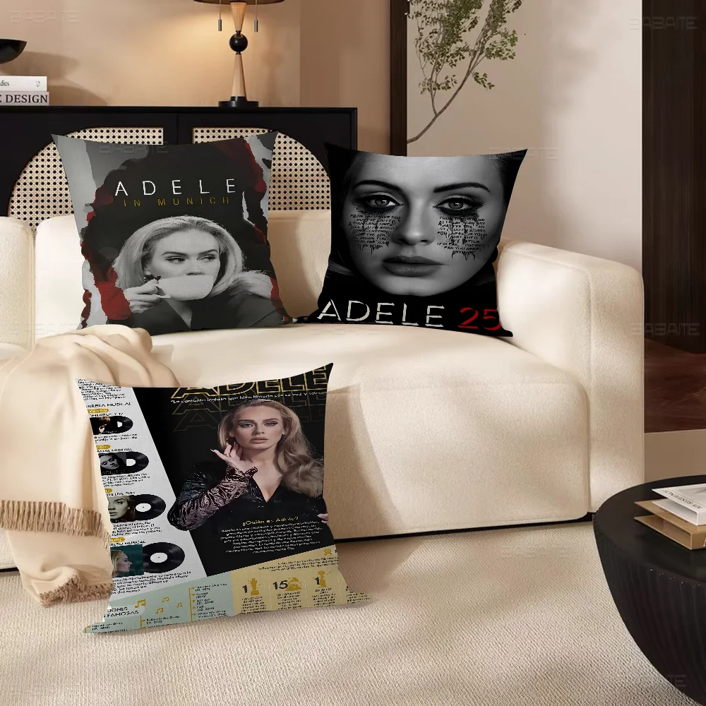 Singer A-Adele Personalized Pillow Dust Cover Bedroom Kids Party Decoration Pillowcase Birthday Children Gift