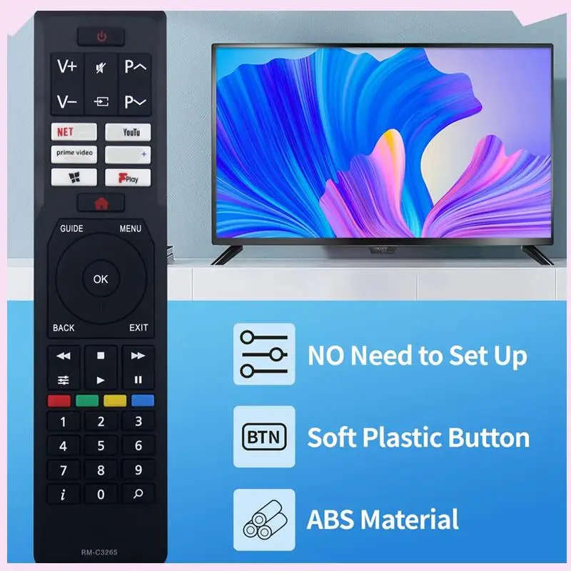 B24B Sostituisce il telecomando RM-C3265 per il telecomando TV LCD JVC RM-C3265