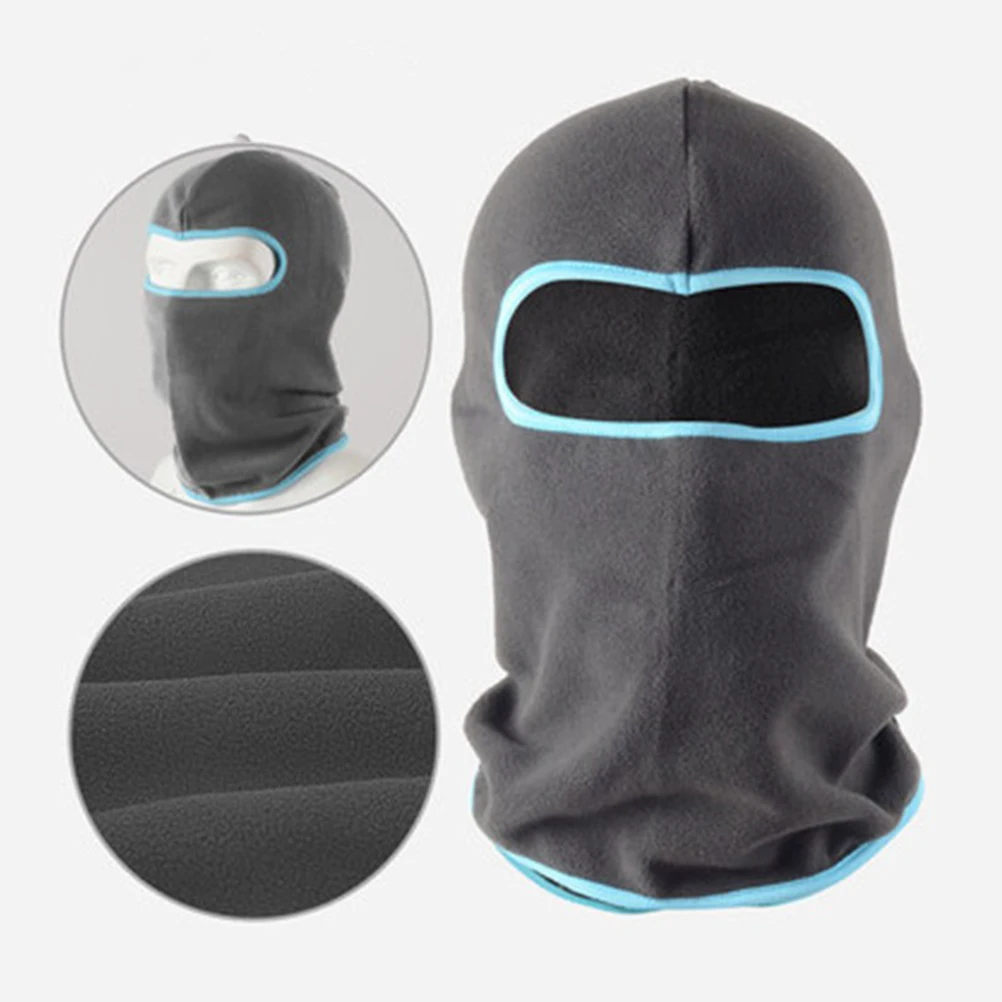 3 قطعة قناع وجه دافئ مقاوم للرياح من الصوف القطبي غطاء وجه كامل لركوب الدراجات والتزلج وركوب الدراجات والصيد والرياضات الخارجية