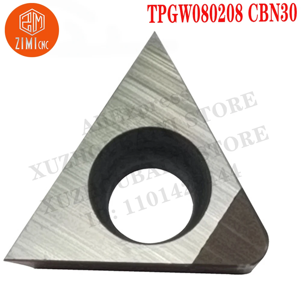 TPGW080208 CBN30 تي بي جي دبليو 080208 إدراجات سبائك الألومنيوم أدوات مطحنة النهاية كربيد CNC مخرطة أداة قطع ميكانيكي مخرطة معدنية