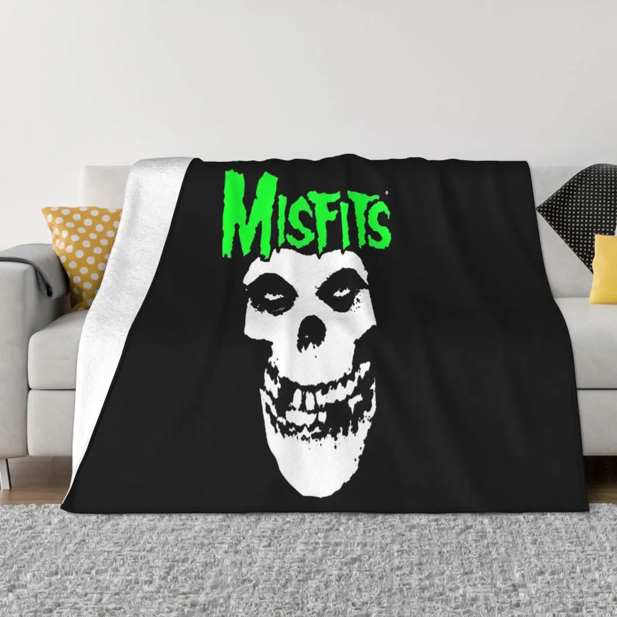 Cap Hat Misfits Die My Darling Punk Rock Home Blanket Blankets & Throws Blankets And Blankets Throw Blanket