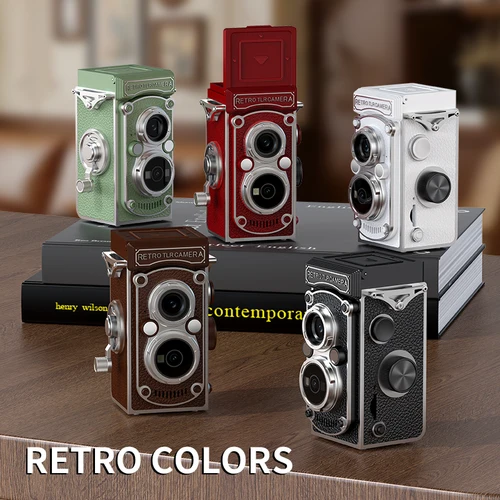 Imagen 1 del producto Mini Cámara Retro de 12MP 1080P, Cámara Digital para Estudiantes con Pantalla de 1.54 Pulgadas, Videocámara Vintage para Vlogs, Cámara de Fotografía Portátil