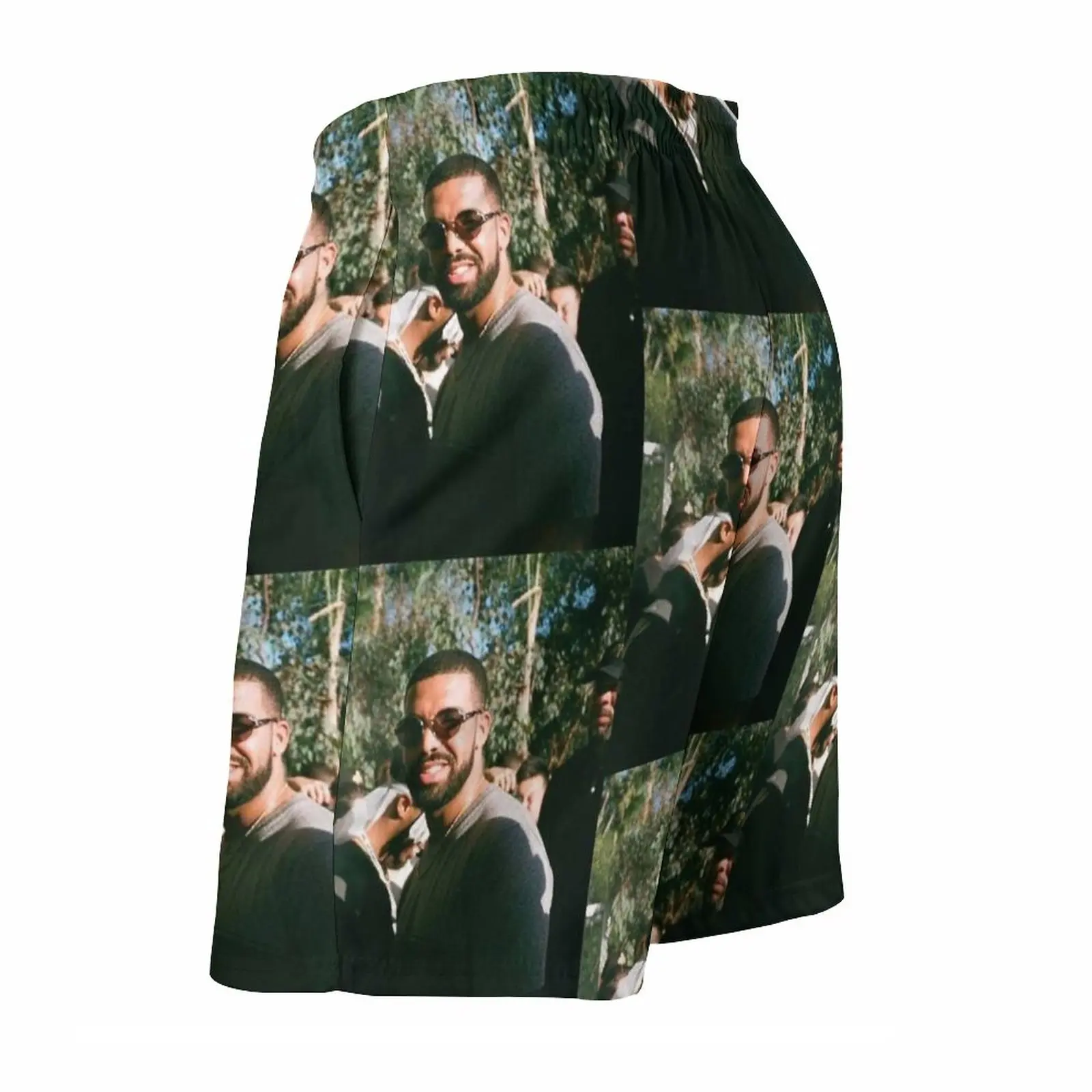 Drake Quick Dry Summer Mens Beach Board Shorts Briefs For Man Gym Pants Shorts Drake Cool Love Sunglasses Smile Beach Shorts