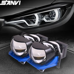 SANVI Matrix Bi Led Lenses For car  Headlight 65W 6000k Auto LED Projector Headlight Hella 3R G5 bi ice lenses 3 inches