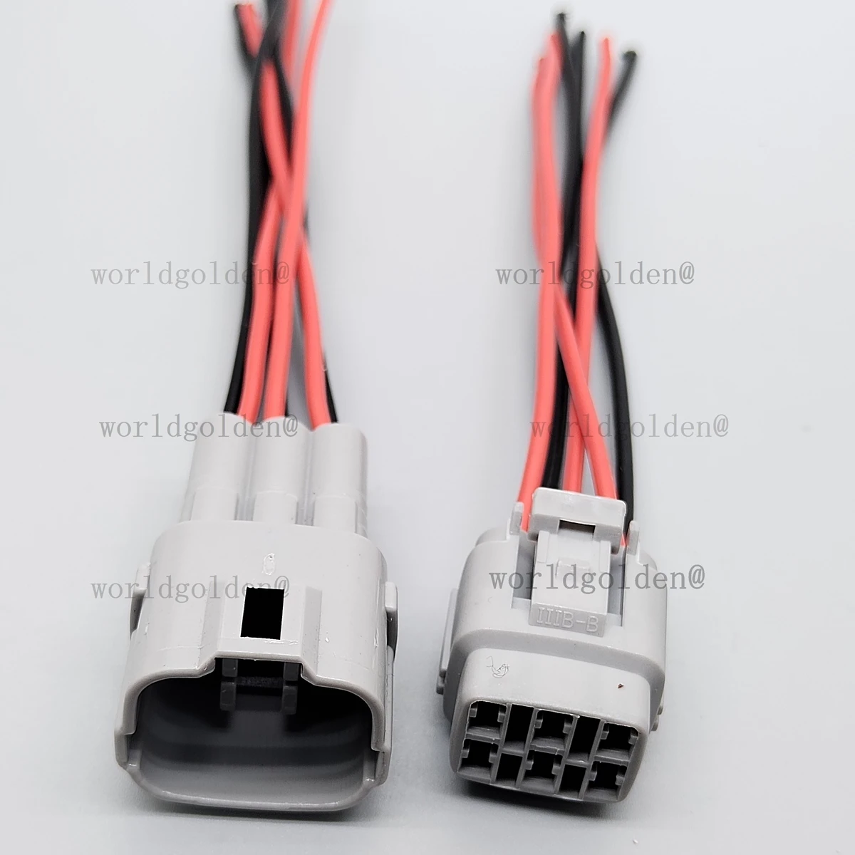 6188‑0382 6180‑6777 Sealed 6Pin Wiring Plug Set for Universal Vehicles Exterior Sensor Harness Repair Maintenance car connector