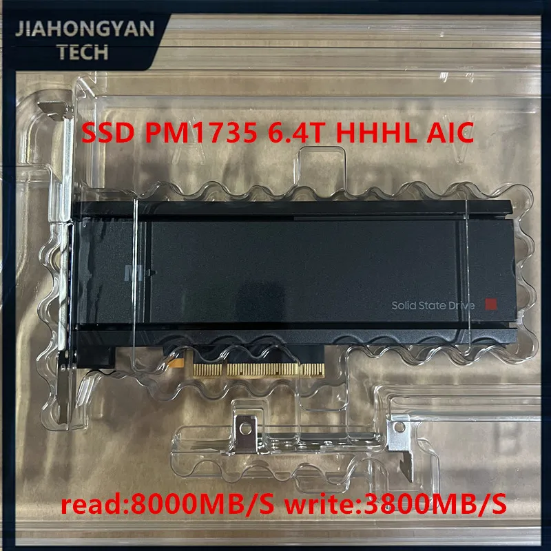 Original For Samsung PM1735 1.6T 3.2T 6.4T 12.8T HHHL PCIE4.0 AIC Card Enterprise Solid State SSD NEW