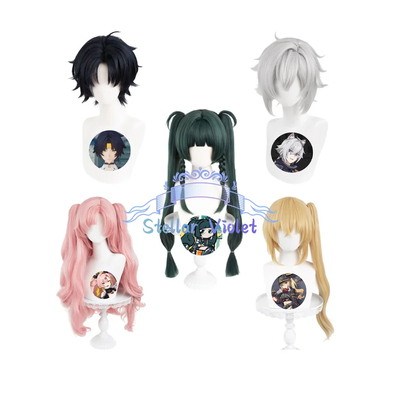 ZZZ-Peluca de Cosplay Harumasa, resistente al calor, juego Zenless Zone Zero Luciana, pelucas sintéticas para Cosplay, peluca de Anime Qing Yi Seth Lowell
