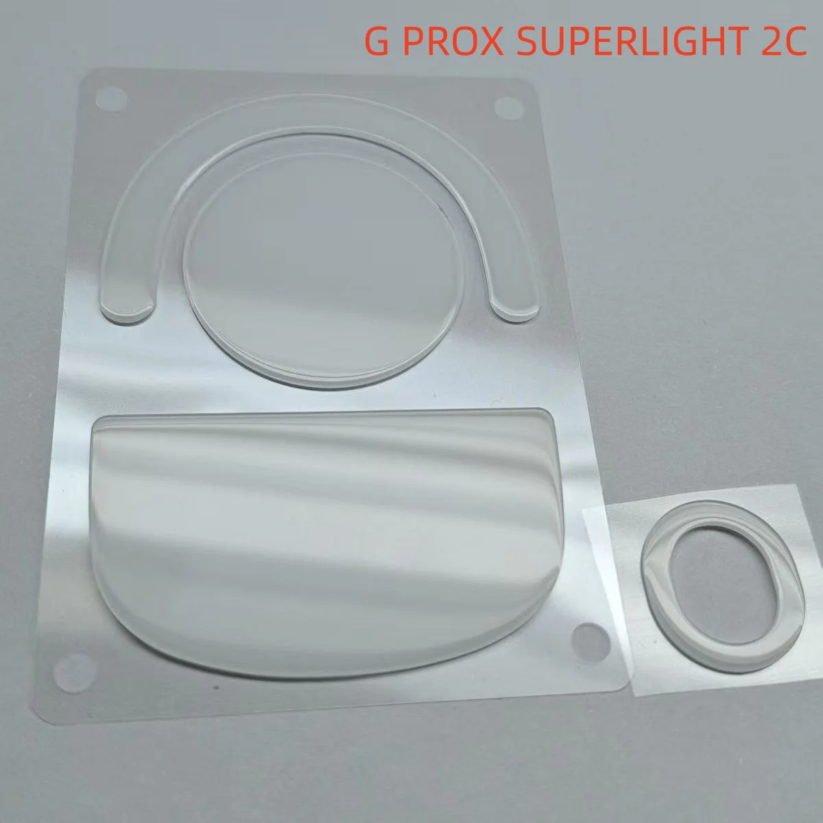 Glass material mouse pads, suitable for Logitech G PRO X SUPERLIGHT 2C wireless mouse, custom rounded-edge mouse
