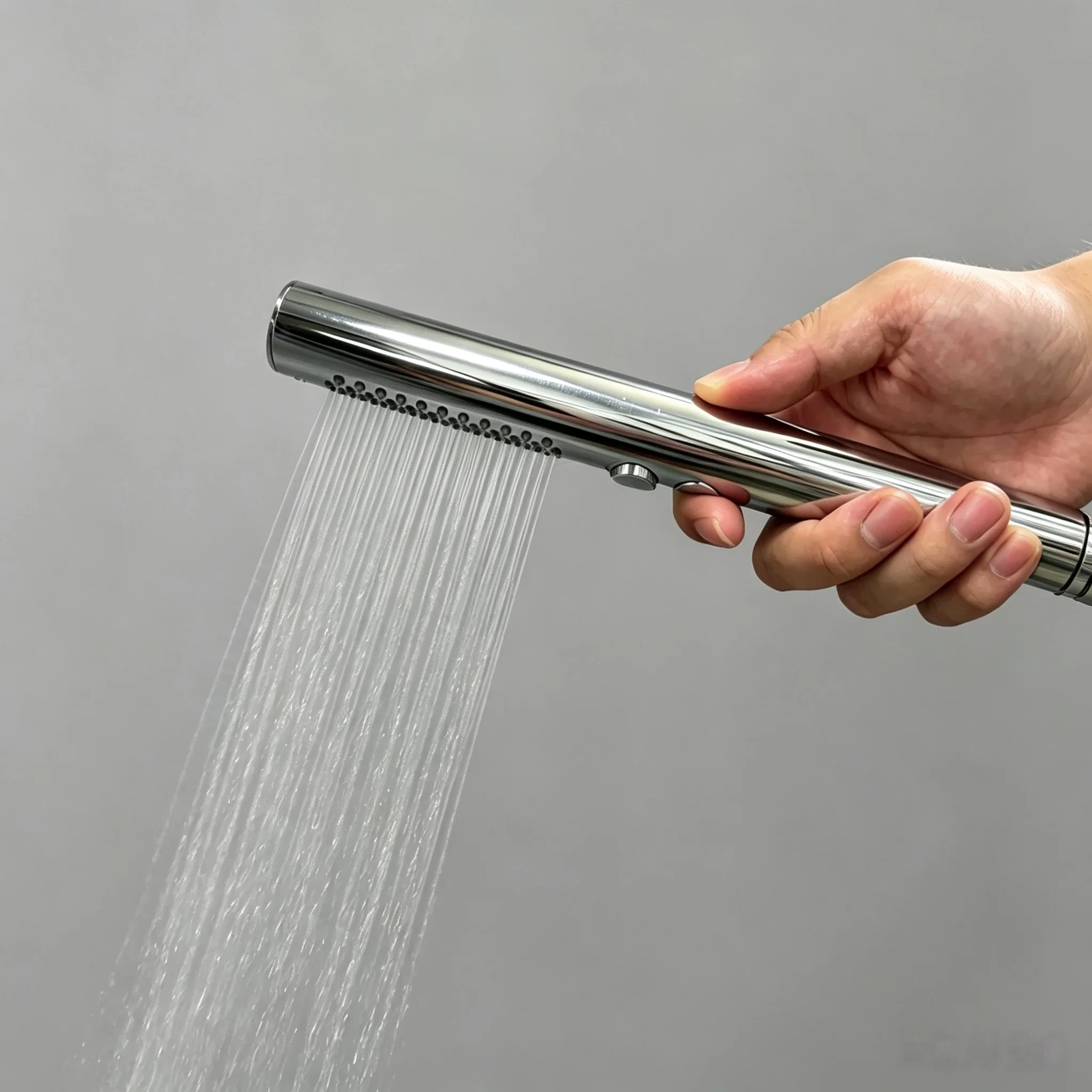 2 Modes Stick Handheld Shower Head High Pressure Shower Sprayer Black Bathroom Hand Shower Universal G1/2 Interface