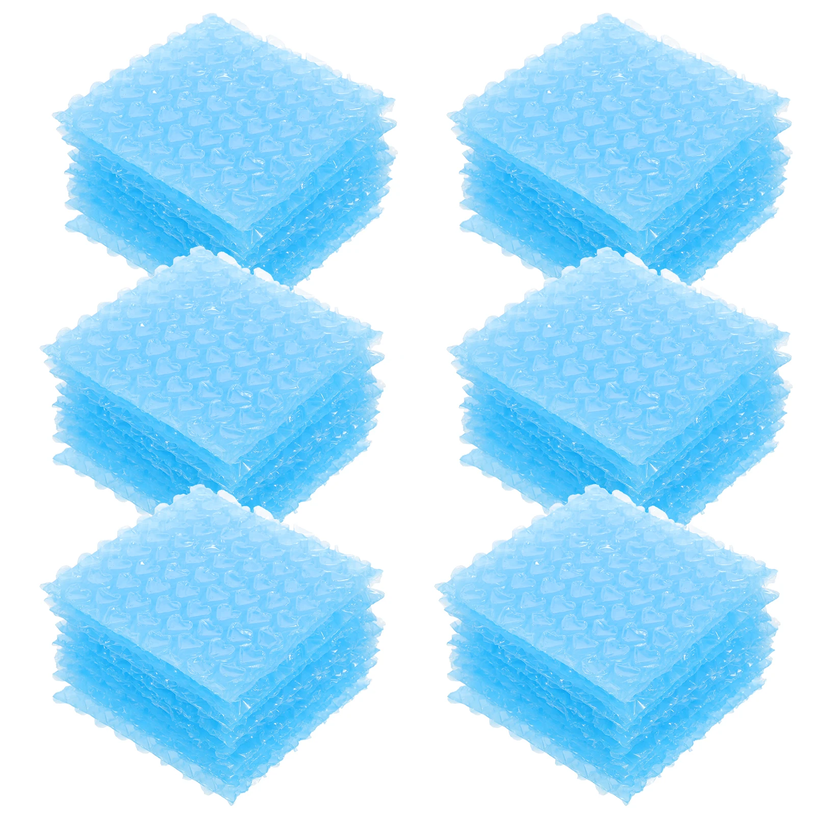 

60 Pcs Double Layer Love Bag Pouches for Packaging Plastic Shipping