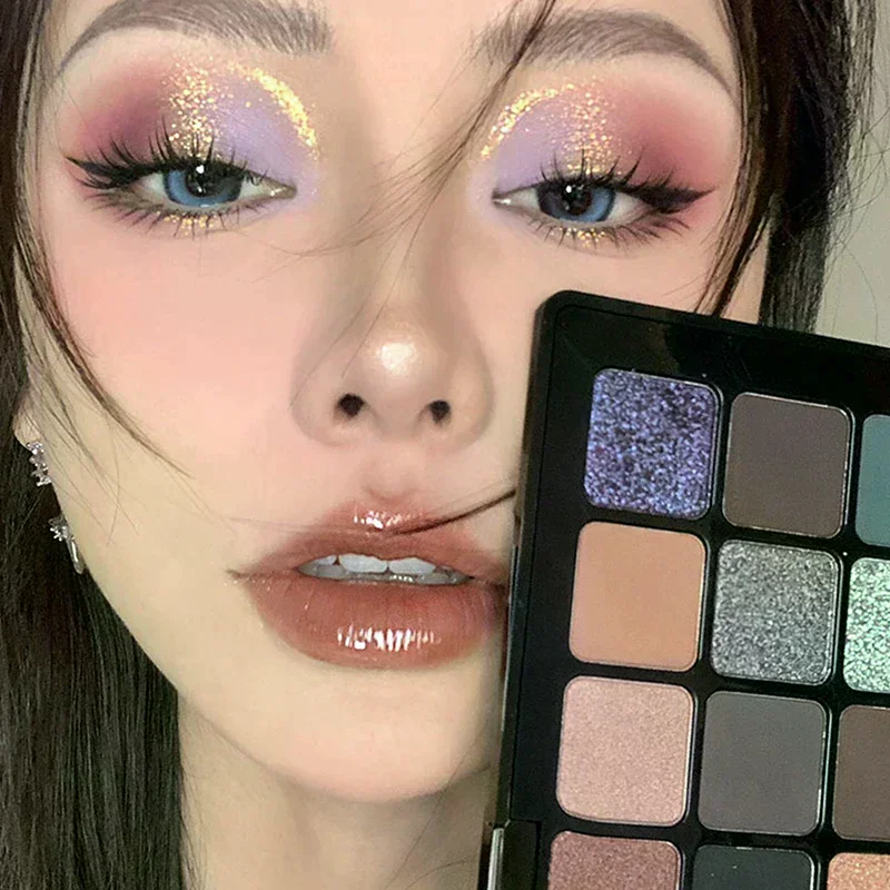 Shimmer Eyeshadow Palette 40 Colors Eye Shadows Matte Glitter Pigment Eye Shadows Wterproof Korean Eye Makeup Palette Cosmetics
