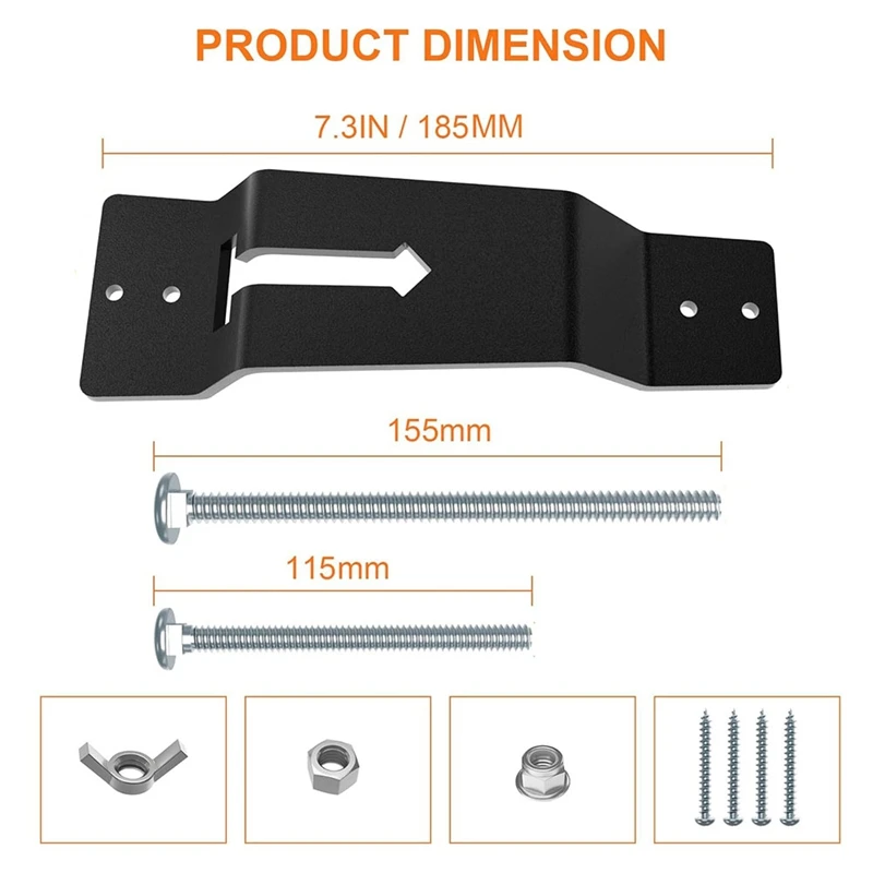 Wall Mount Spare Tire Carrier For Trailer,Spare Tire Carrier For Enclosed Trailer,Wheel Bracket Trailer Spare Tire Mount-AT64