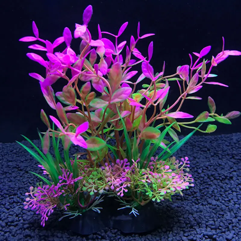 Artificial Aquarium Decor Plants Water Weeds Ornament Aquatic Plant - Fish Tank Ornament Plant Aquarium Artificial Decor 14cm