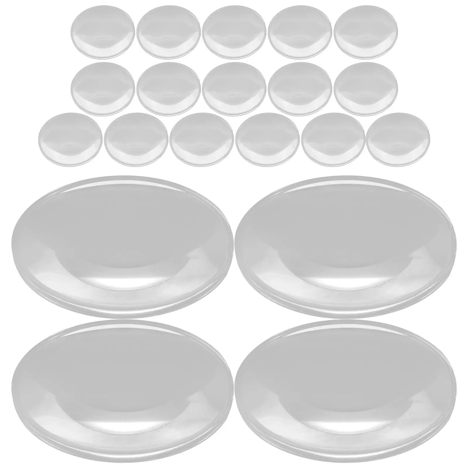 

20Pcs Magnifying Glass Premium Portable Magnifier Set Reading Jewelry Computer Repair Maps Inspection for Seniors
