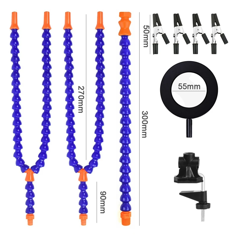 Desk Clamp Soldering PCB Holder Tool Crafts Repair Helping Welding Station Soldering Third Hand Tool Kit