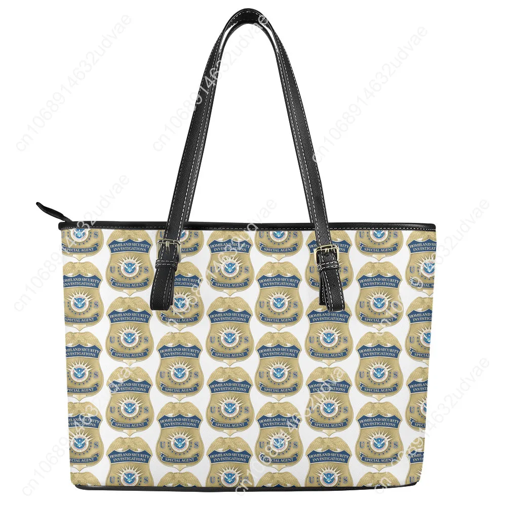 Homeland Security Investigations Handbag Womens Mens Personalized Tote Bag Fashion Shoulder Bag Commuter Grocery Bag Gift